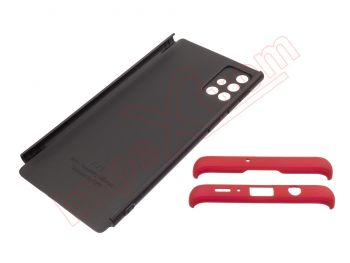 Funda GKK 360 negra y roja para Samsung Galaxy A71, SM-A715